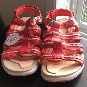Ryka salmon color outdoors sandals size 8.5